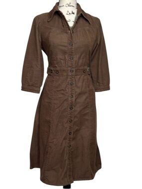 💥NoaNoa Cordoroy Dress Duster Brown Size XS